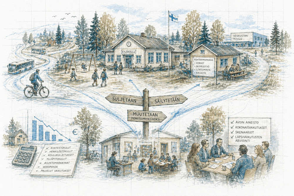 Kasvaako Mäntsälä vai ei — mitä kyläkouluille tehdään? 